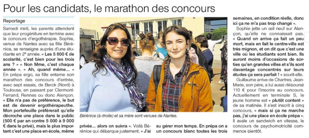 berenice dans le journal